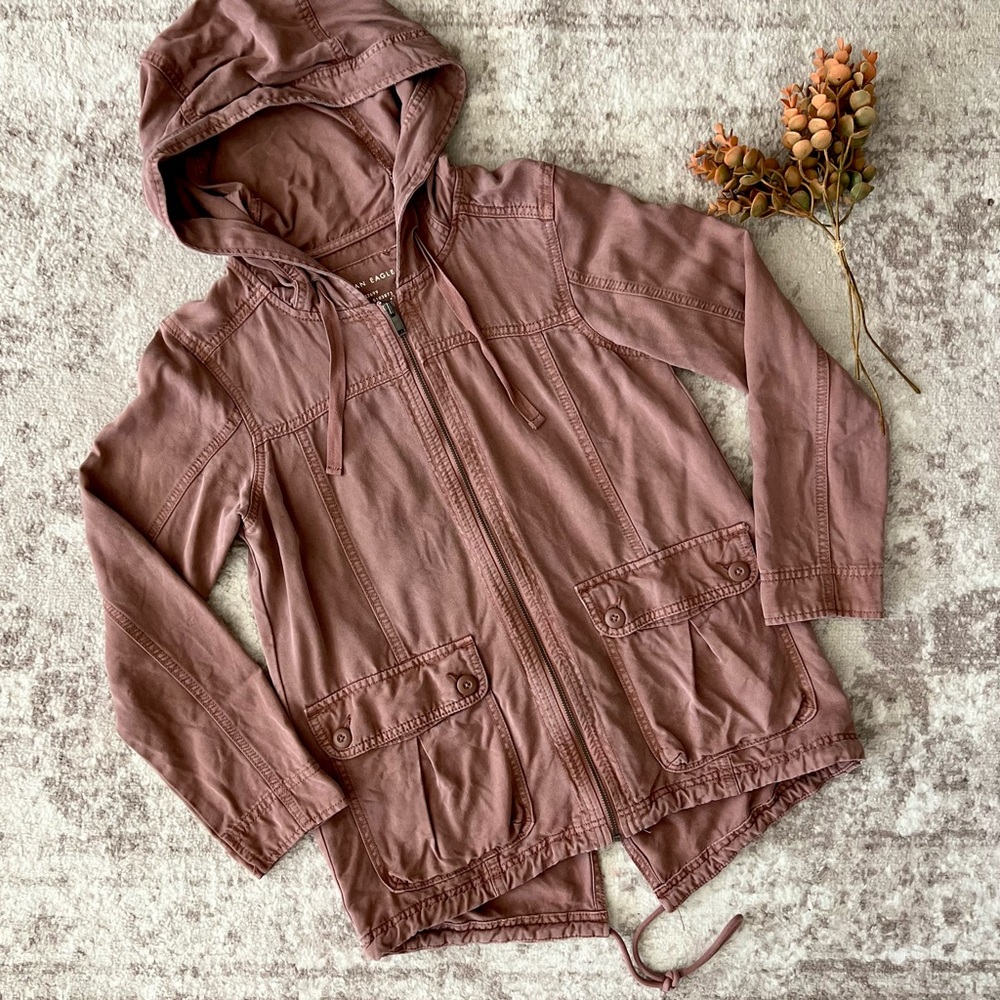 American Eagle Womens Drape Utility Jacket
